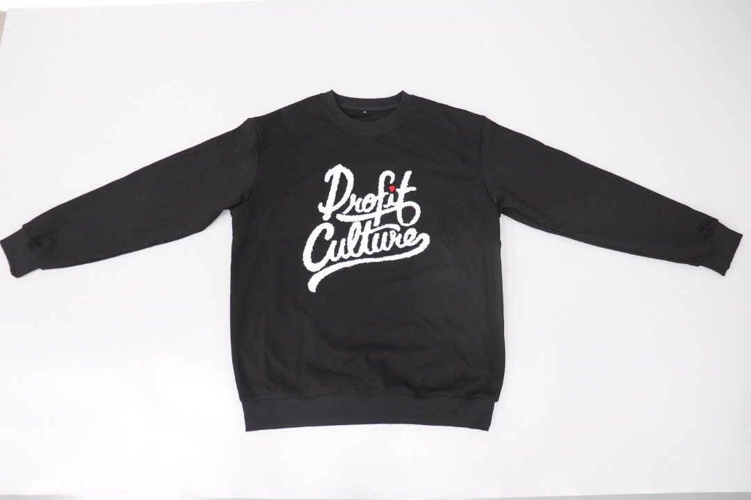 Profit Culture "Chenille Embroidered" Crewneck